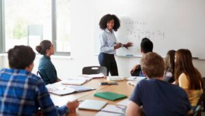 Cours de mathématique au lycée